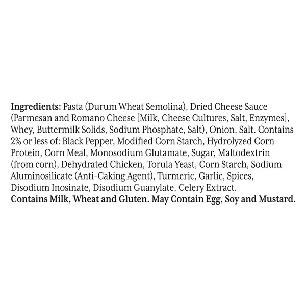 Ingredients Alessi 6.35 oz Cacio E Pepe Quick 4 Minute Pasta