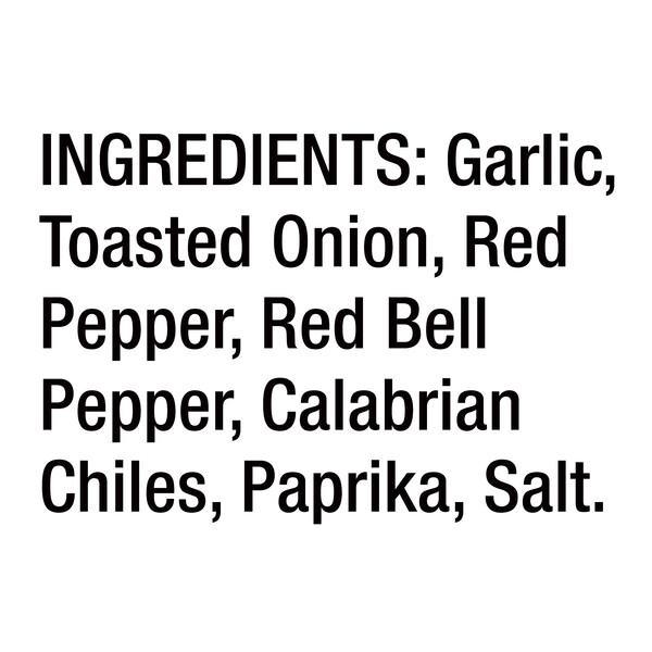 Ingredients Alessi 22 oz Calabrian Chili Crisp