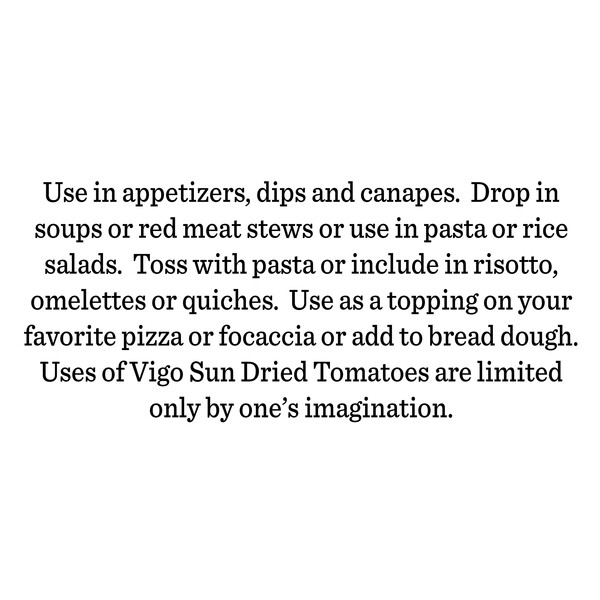 Instructions Vigo 32 fl. oz Sun Dried Tomatoes in Oil