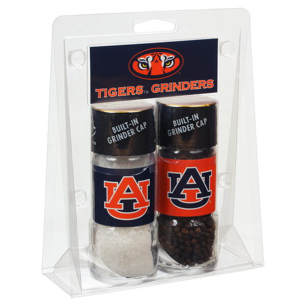 Left three-quarter view Vigo 4.17 oz Auburn University® Tigers™ Grinder Set