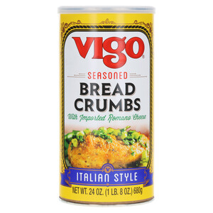 First image Vigo 24 oz Seasoned Italian Style Bread Crumbs
