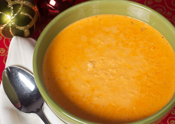 Flame Roasted Red Pepper Bisque