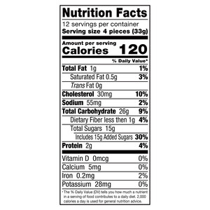 Nutrition facts Alessi 14 oz Biscotti Savoiardi Cookies