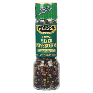 Alessi 2.39 oz Whole Mixed Peppercorns Grinder