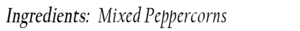 Alessi 2.39 oz Whole Mixed Peppercorns Grinder