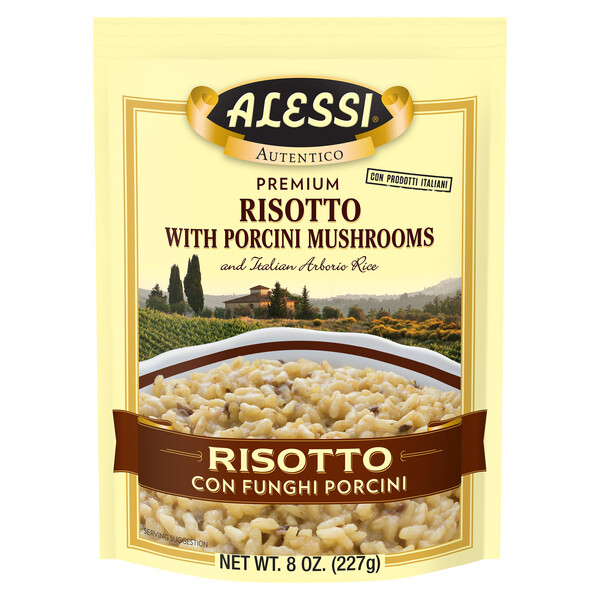 Alessi 8 oz Risotto With Porcini Mushrooms