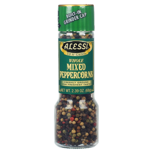 Alessi 2.39 oz Whole Mixed Peppercorns Grinder