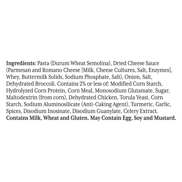 Ingredients Alessi 6.35 oz Broccolini Quick 4 Minute Pasta