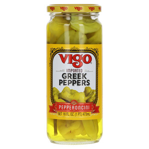 Vigo 16 fl. oz Greek Peppers