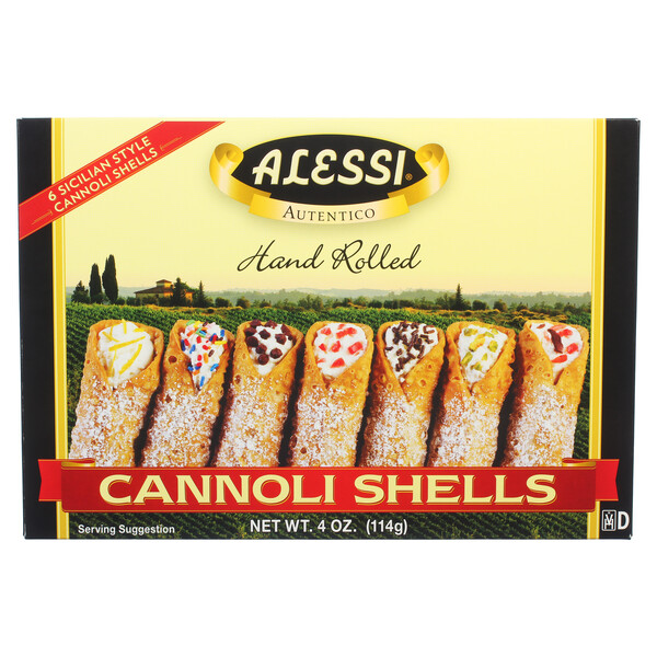 First image Alessi 4 oz Large Cannoli Shells