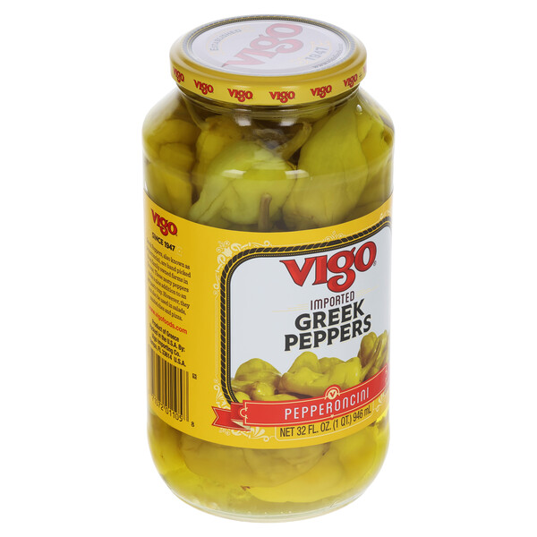 Vigo 32 fl. oz Greek Peppers