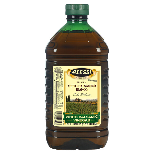 First image Alessi 1 gal White Balsamic Vinegar