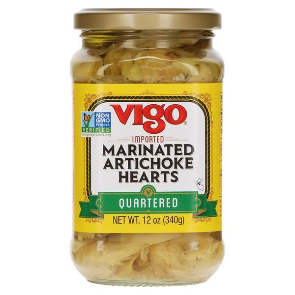 Vigo 12 oz Quartered Marinated Artichoke Heart