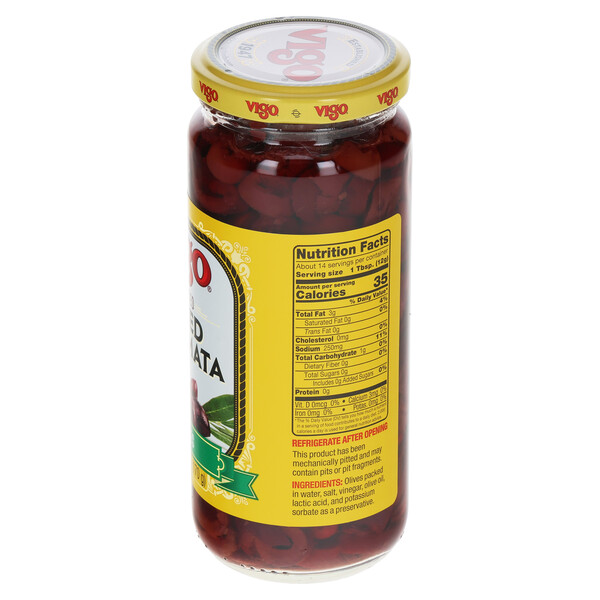 Vigo 6 oz Vigo Sliced Calamata Olives