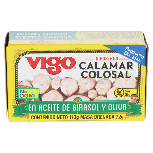 Vigo 4 oz Jumbo Squid in Oil