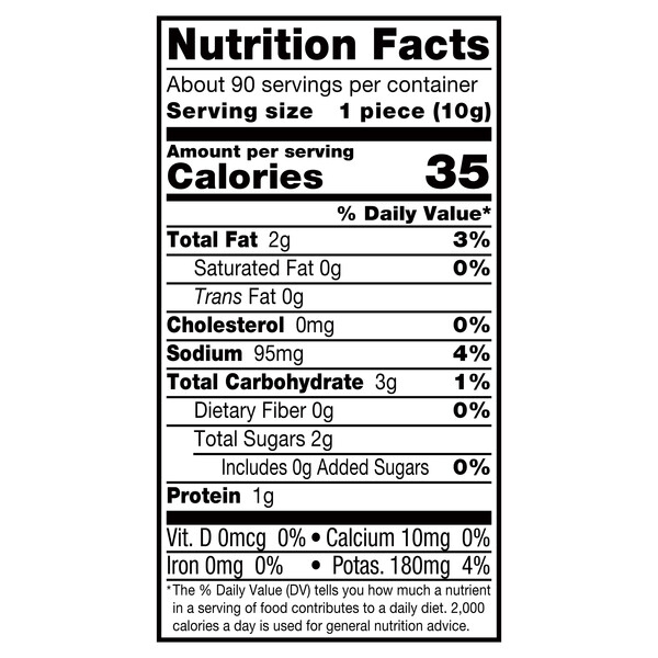 Nutrition facts Vigo 32 fl. oz Sun Dried Tomatoes in Oil