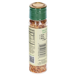 Back and top Alessi 3.1 oz Calabrian Chili Crisp Shaker