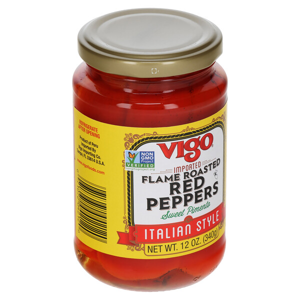Vigo 12 oz Roasted Red Peppers