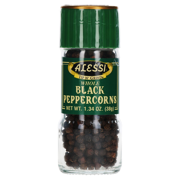 First image Alessi 1.34 oz Black Pepper Grinder