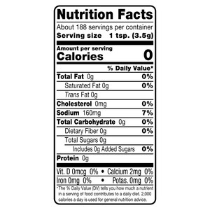 Nutrition facts Vigo 32 fl. oz Capers Nonpareilles