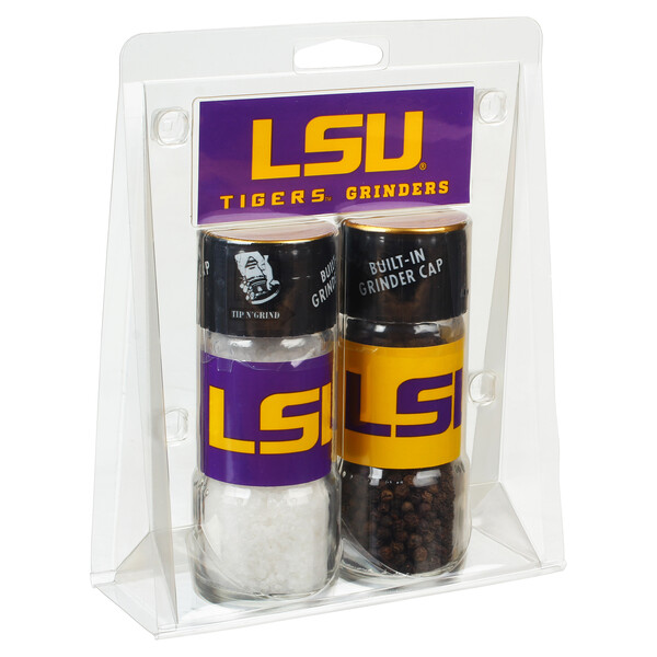 Left three-quarter view Vigo 4.17 oz Louisiana State University&reg; Tigers&trade; Grinder Set
