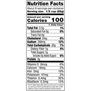 Nutrition facts Vigo 8 oz Seasoned Panko Bread Crumbs