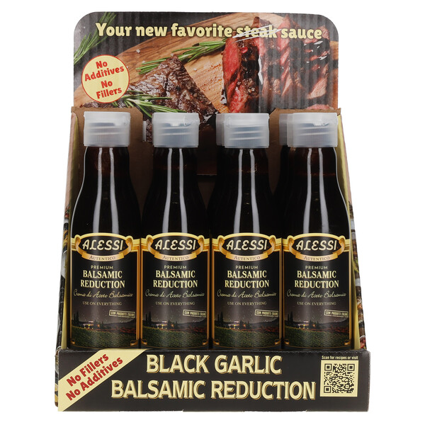 Alessi 8.5 fl. oz Black Garlic Reduction Display