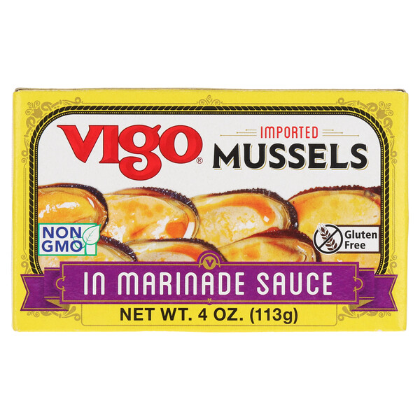 Vigo 4 oz Mussels in Marinade Sauce