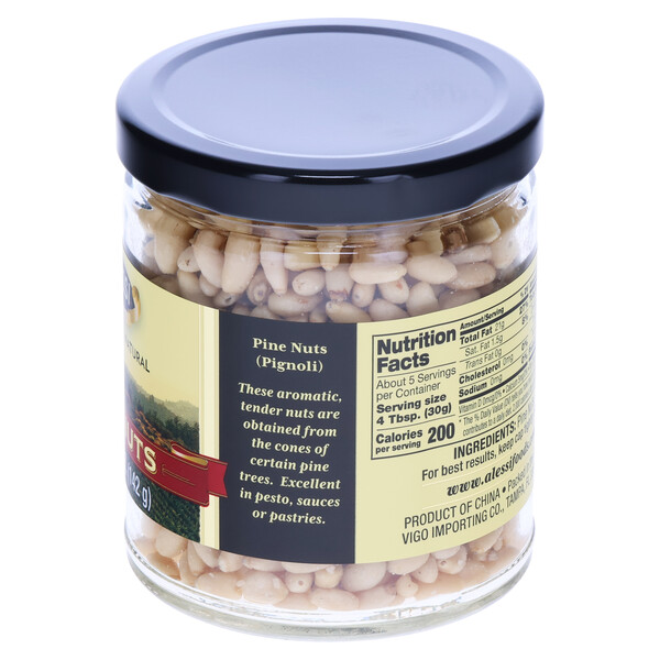 Right and top Alessi 5 oz Pine Nuts
