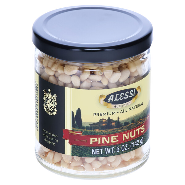 Left three-quarter view Alessi 5 oz Pine Nuts