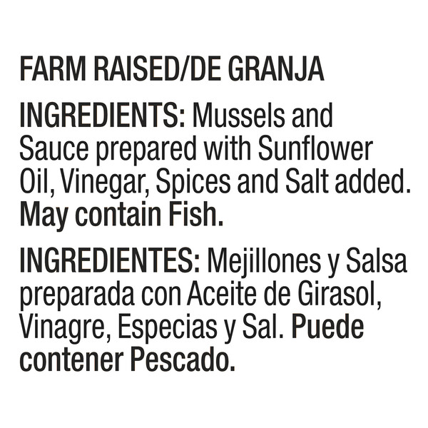 Vigo 4 oz Mussels in Marinade Sauce